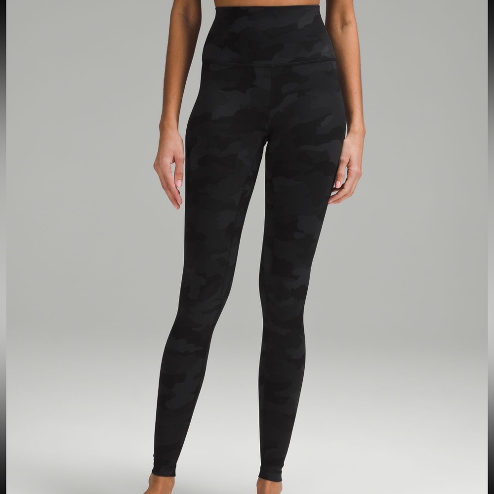 Lululemon Align High-Rise Pant 28” Heritage 365 Camo Deep Coal Multi